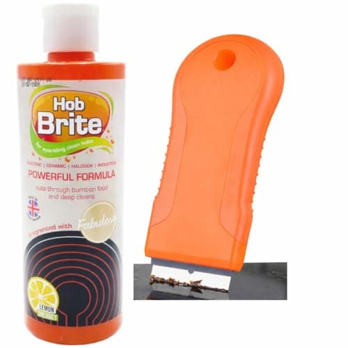 Image of Hob Cleaner | Hob Brite & Hob Cleaner Tool | Made For Ceramic Hob, Induction Hob, Glass Hob | Plus 20 Spare Units | Permormak Hob cleaning set