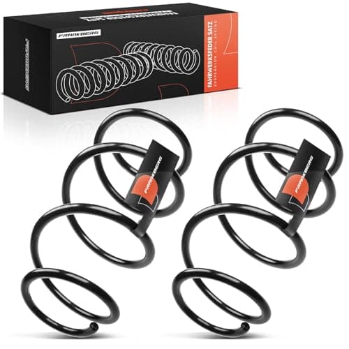Image of Frankberg 2x Coil Spring Front axle Left Right Compatible with Note E11 NE11 1.6L MPV 2006-2012 Replace# 540109U01A