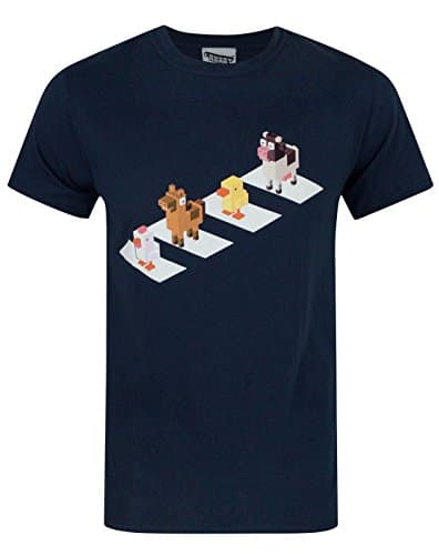 Image of Crossy Road Crossing Men's T-Shirt (XXL) Navy