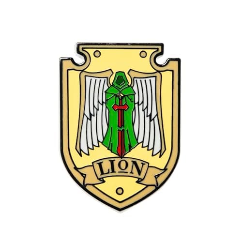 Image of Starforged Compatible with Warhammer 40k Heraldries of the Chapters theme colored shield Pin1 PC (Dark Angels)