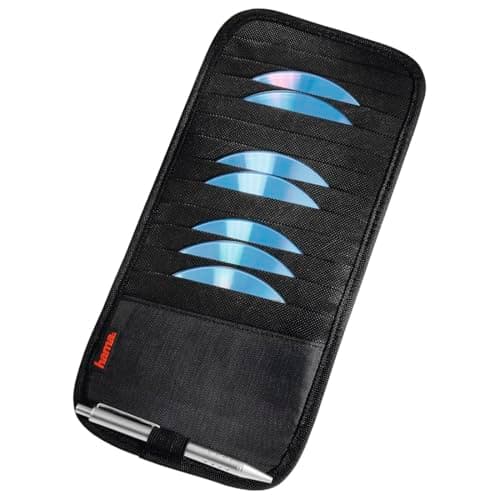 Image of Hama | 12 CD Automotive Sun Visor Case | Black, 00017327