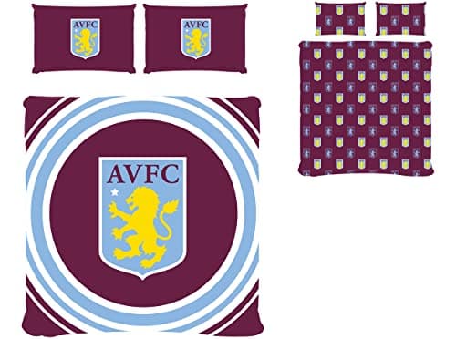 Image of FOCO Aston Villa FC Pulse Double Reversible Duvet Pulse Double Reversible Duvet