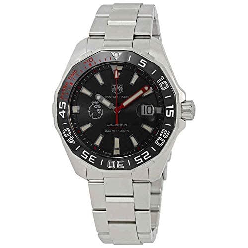 Image of TAG Heuer Men's Aquaracer 300M Premier League Special Edition Automatic WAY201D.BA0927 Size: 43mm, Color: Silver