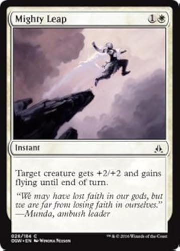 Image of Magic: the Gathering - Mighty Leap (028/184) - Oath of the Gatewatch