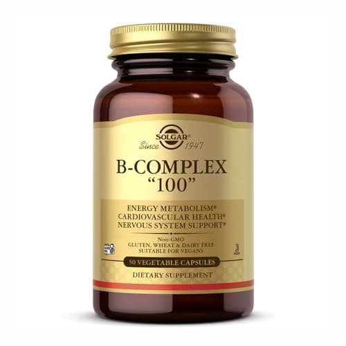 Image of Solgar Vitamin B-Complex Vegetable Capsules, Count of 50 (Extra High Potency), (Pack of 1)