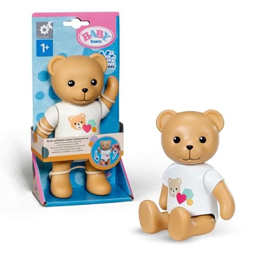 Image of BABY born Splish Splash Teddy, Interactive Bath Time Toy Swimming Teddy with a Wind Up Mechanism, Colourful Toddler Bath Toy, Sensory Fun and Development, 839140 Zapf Creation