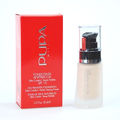 Image of PUPA Milano No Transfer Foundation with SPF 15-30ml / 1.01 fl oz