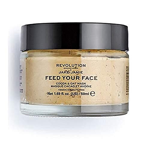 Image of Revolution Beauty London Skincare, Jake Jamie Cocoa andamp; Oats Moisturising Face Mask, 50ml
