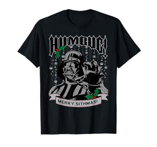 Image of Star Wars Darth Vader Bah Humbug Merry Sithmas Christmas T-Shirt