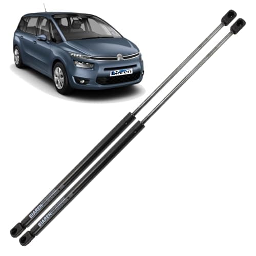 Image of BIAREN 2x Rear Tailgate Boot Gas Struts For Citroen C4 Grand Picasso 2 Grand C4 Spacetourer 2013 Onwards Lift Support System 630 (N) 670 MM 9806879280