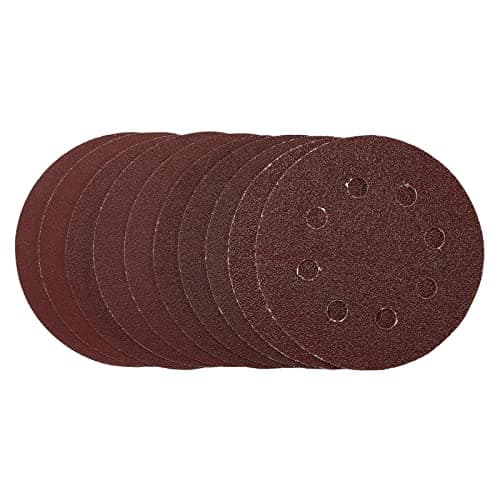 Image of Draper 53510 Sanding Discs, 115mm, Hook & Loop, Assorted Grit - 40G, 80G, 120G, 240G (Pack of 10)
