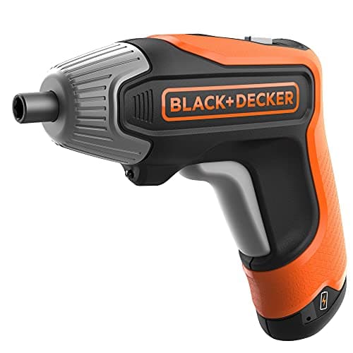 Image of BLACK+DECKER Cordless Rapid Screwdriver with Bits and Storage Case 3.6V