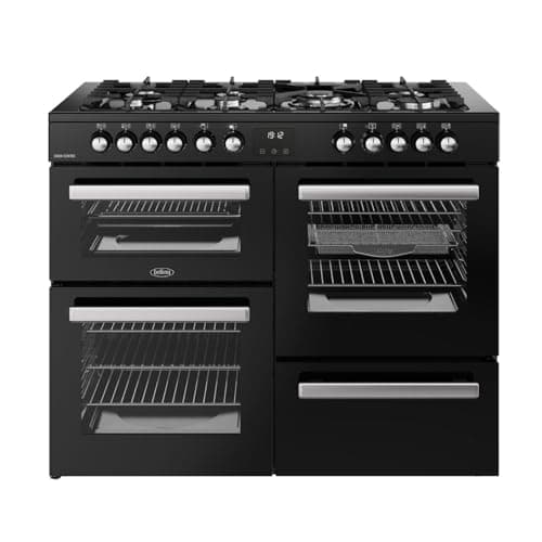 Image of Belling Cookcentre 110cm Dual Fuel Range Cooker - Black