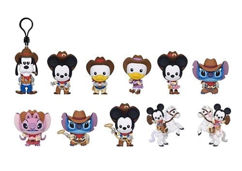 Image of Disney Classic Western 3D Foam Bag Clip, Series 71 – Blind Bag (ONE Random Figure) Character Keychain/Backpack Accessory | Official Licensed Merchandise
