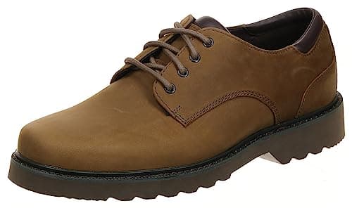 Image of Rockport Men Northfield Leather Lace Up Shoes, Brown (Dark Brown), 11 UK (46 EU)