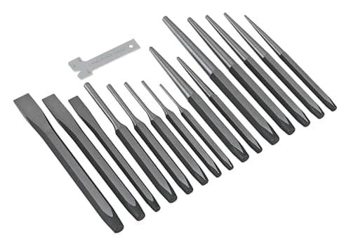 Image of Sealey AK9216 16 Piece Punch and Chisel Set