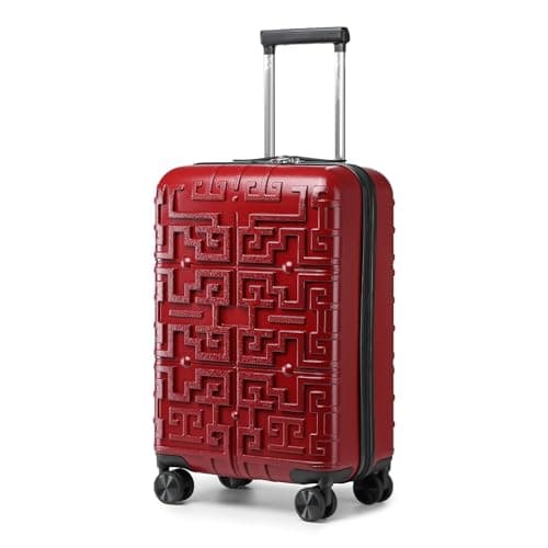 Image of Supercase Small Suitcase Hand Cabin Luggage Lightweight PP Carry On Suitcase Trolley with TSA Lock Spinner Wheels