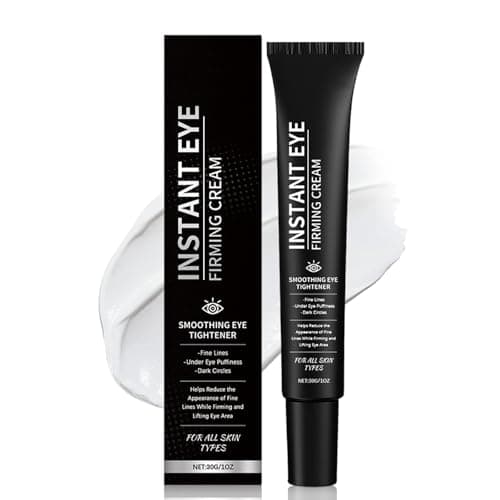 Image of Instant Firming Eye Cream with Caffeine, Peptides & Collagen - Reduces Puffiness, Dark Circles & Fine Lines - Lifting Under Eye Tightening Treatmen - Hydrating Eye Cream for Tired Eyes