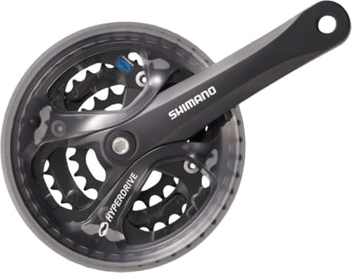 Image of SHIMANO M361 Hybrid Crankset (Black, 170mm X 42/32/22T)