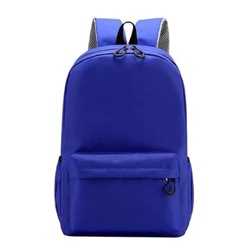 Image of D&T School Backpack WaterProof Back to School, Plain Kids Backpack for Girls and Boys A Unique Rucksack Ideal for School Children Causal Travel School Bags Royal Blue