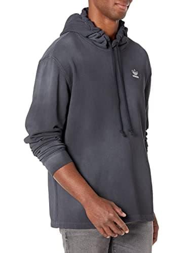 Image of adidas Originals Men's Essentials Dye Hoodie, Black/White, M