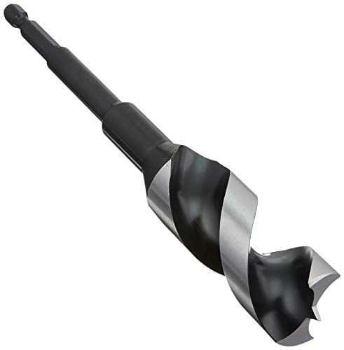 Image of Wood Owl 1" Diameter x 6 1/2" OverDrive Fast Boring Ultra Smooth Auger Brad Point Boring Bit 03704