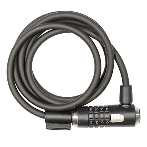 Image of Kryptonite KryptoFlex Bike Lock Cable, 2FT/6FT/10FT Long 12mm Thick Heavy Duty Braided Steel Cable Anti-Theft Security Lock for Outdoor Equipment, Combination/Key Bike Lock