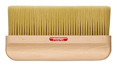 Image of ProDec 9 inch Synthetic Filament Paperhanging Brush for Fast Efficient Smoothing and Air Bubble Removal with Wallpaper, Lining Paper, Vinyl, Anaglypta, Woodchip and Other Wall Coverings, 9" 225mm