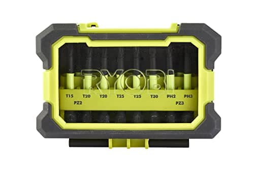 Image of Ryobi RAK10MSDI Torque+ Impact 50mm Screwdriver Bit Set (10 piece)