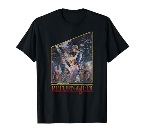 Image of Star Wars Return Of The Jedi Movie Poster Graphic Tee T-Shirt
