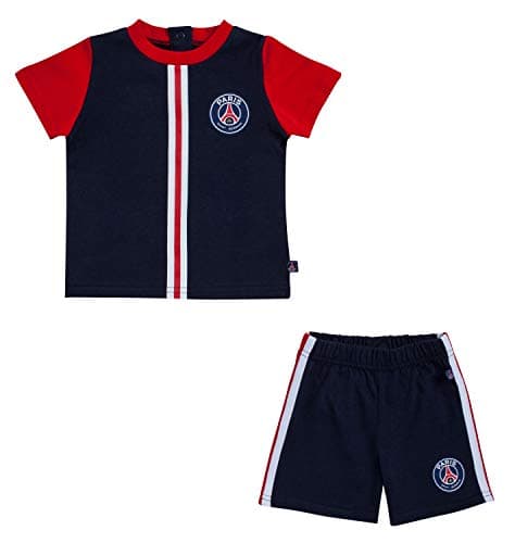 Image of PSG Baby set T-shirt + short - Official Collection PARIS SAINT GERMAIN - 12 months