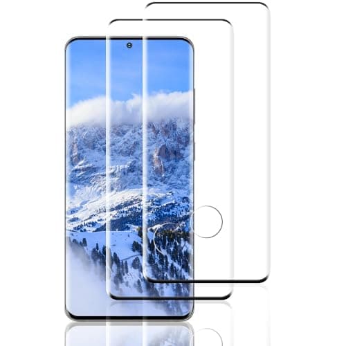 Image of Beukei Screen Protector for Samsung Galaxy S20 Ultra,(2 Pack) glass Film, Anti-Shatter, Scratch Resistant, NO-Bubble, 9H Hardness,screen protector full coverage Film