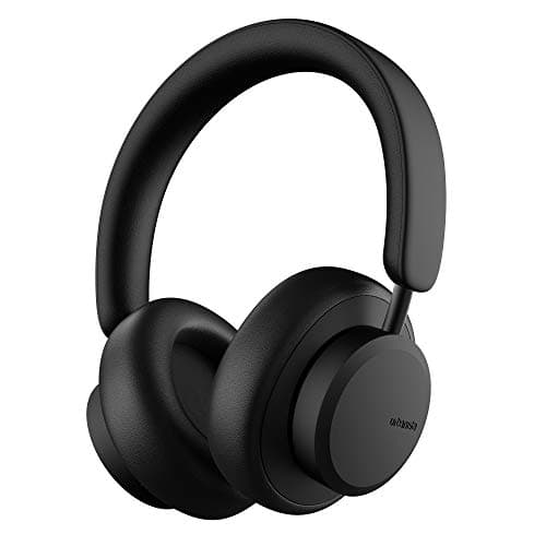 Image of Urbanista Miami Over Ear Headphones, Active Noise Cancelling Bluetooth Headphones, 6 ENC Noise Cancelling Mics, 50 Hr Playtime, Hybrid ANC with Transparency mode, On Ear Detection & Carry Case, Black