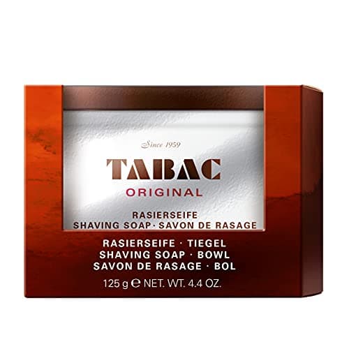 Image of Tabac Original Men's Shaving Soap in Bowl 125g - Classic Scented Lather for Smooth Shave