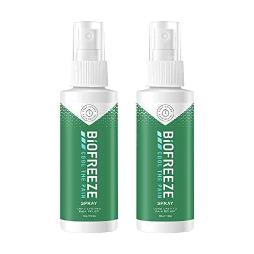 Image of Biofreeze Spray, 118ml X 2, Cooling Spray, Pain Relief Spray, Muscle Pain, Joint Pain Relief, Arthritis, Cold Relief, Powerful, Easy To Use, Freeze Sprays, Pain and Fever
