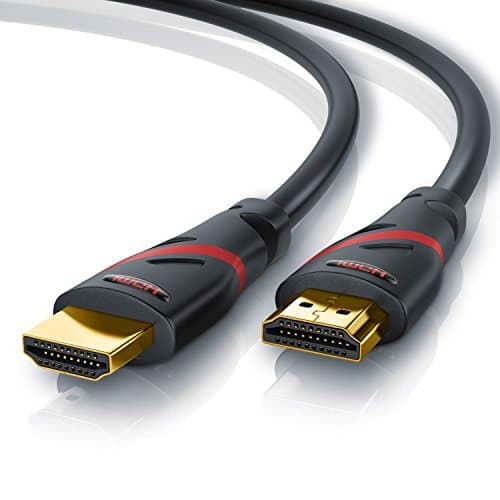 Image of CSL - 8k / 4k HDMI Cable 2.1/2.0 10m - 8K @ 60Hz - 4K @ 120Hz - 48 Gbit/s - 3D - Ultra High Speed with Ethernet - TV Blu-ray PS5 Xbox Series X Switch - black - 10 metres