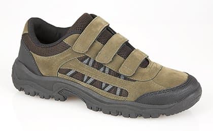 Image of Mens DEK ASCEND Triple touch fastening Trek & trail Shoe KHAKI size 5 UK