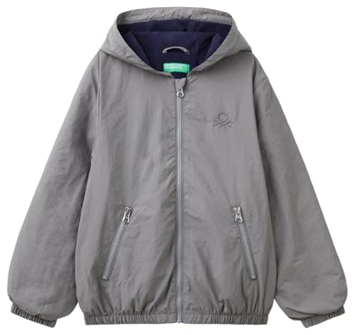 Image of United Colors of Benetton Children's and Boys' Jacket, grey, 120 cm