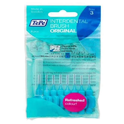 Image of TePe 0.6 mm Size 3 Original Interdental Brush - Pack of 8