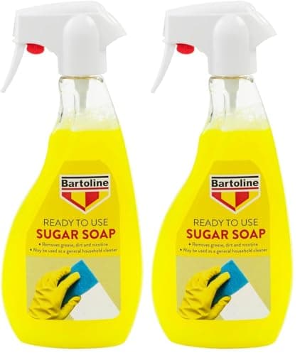 Image of Bartoline Ready to Use Sugar Soap Spray 500ml – Multi-Surface Cleaner & Pre-Paint Cleaner (Pack of 2)