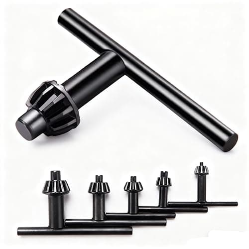 Image of Anhoer 6Pcs Drill Chuck Key Set, Universal Replacement Chuck Wrench Spanner Tool for Hand Drills, Bench Pillar & Impact Drills, 6 Sizes (4mm 6mm 10mm 13mm 16mm 20mm)