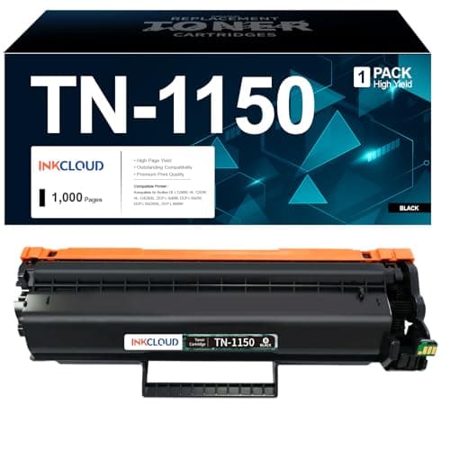 Image of TN1150 Toner Compatible with Brother TN1150 TN-1150 TN1050 for Brother HL-L1240W/1242W/1242WXL, DCP-L1640W/L1642W/L1642WXL/L1660W (Black, Pack of 1)