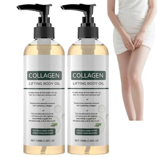Image of 100ml Collagen Lifting Body Oil,Skin Tightening&Firming Oil for Cellulite,Anti-Wrinkle&Anti-Aging,Deep Care Moisturizing Hydrating Magic Body Oil,Easy to Use Glow Oil,Hydrating Massage Oil,Firm Skin