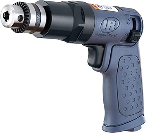Image of Ingersoll Rand Air Drill 7804KA, Heavy Duty air Drill with 1/4", 0.5 hp Reversible Motor, keyless Chuck, 1 pc.