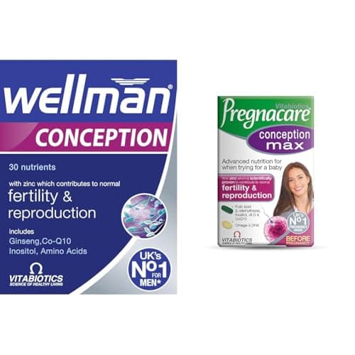 Image of Fertility Bundle Wellmen Conception for Men and Pregnacare Conception Max for Women