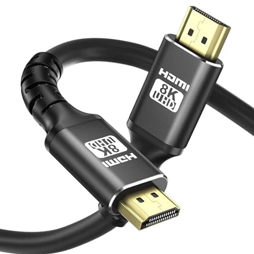 Image of Betron Ultra HD 8K HDMI Cable 2.1, High-Speed, 3D and ARC Compatible, 2M Long for TV, PC, Monitor, PS4, PS5, Xbox and Projectors