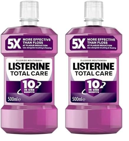 Image of Listerine Total Care Mouthwash 500 ml (Pack of 2)