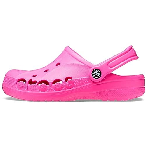 Image of Crocs Unisex Baya Clog Electric Pink Size 8 UK Men/ 9 UK Women
