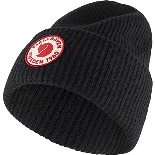 Image of FJALLRAVEN Unisex 1960 Logo Hat, Black/White, One Size UK