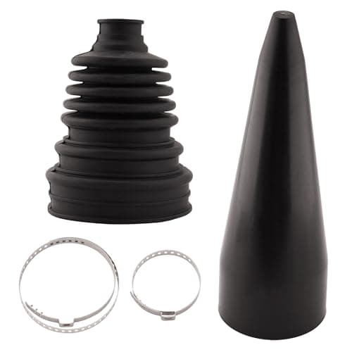 Image of WateryWave Universal CV Boot Installation Mount Cone Tool with 2 Clamps for Fitting Stretch CV Dust Cover Boot CV Joint Drive Shaft Installation CV Boot Tool Robust CV Boot Installation Kit